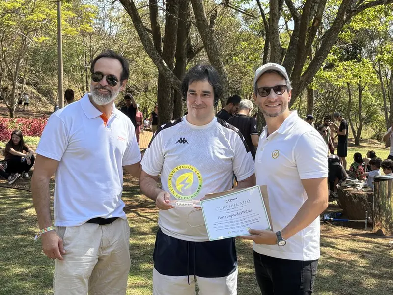 Entrega do certificado Selo Evolua Eco+