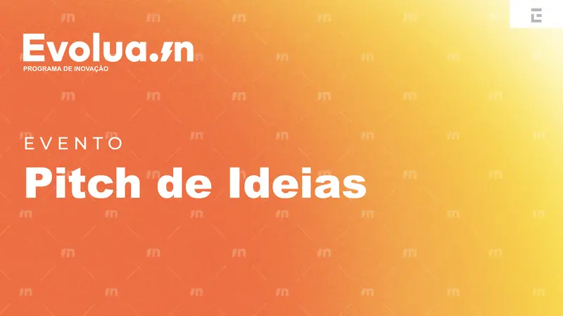 Identidade visual do evento Pitch de Ideias